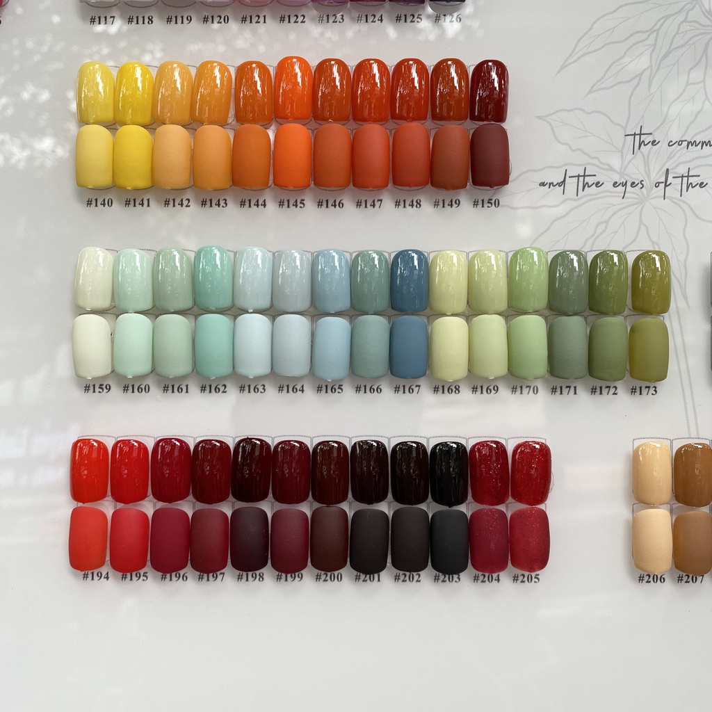 Sơn gel Amii bảng từ 41-80 - sơn gel- đồ nails nhật quyên