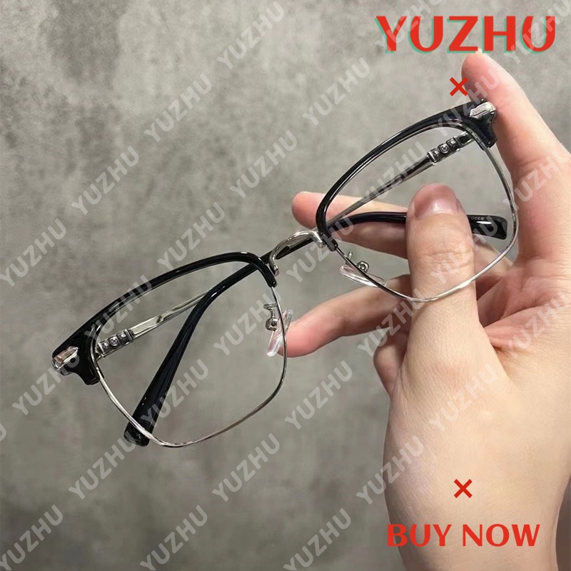 (YUZHU) Kính quang học kính cận thị 0°-600° Thời trang bảo vệ bức xạ cho nam và nữ ống kính thay thế