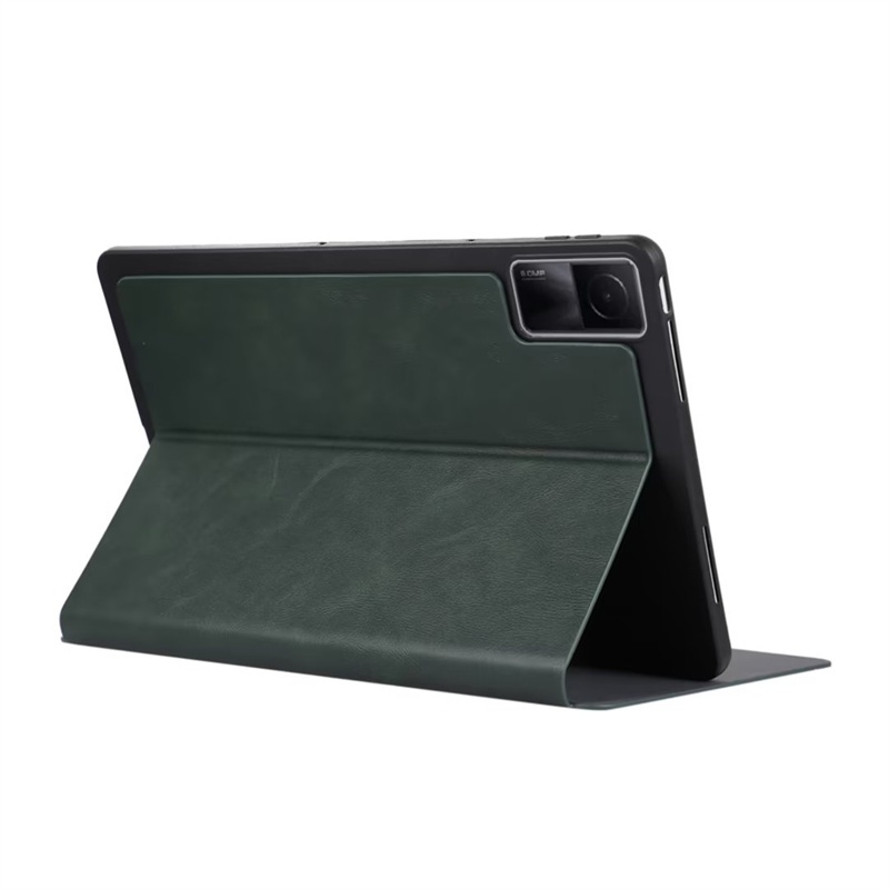 Ốp Máy Tính Bảng Da PU Màu Trơn Chống Sốc Có Đế Cho Xiaomi Redmi Pad 10.61inch 2022