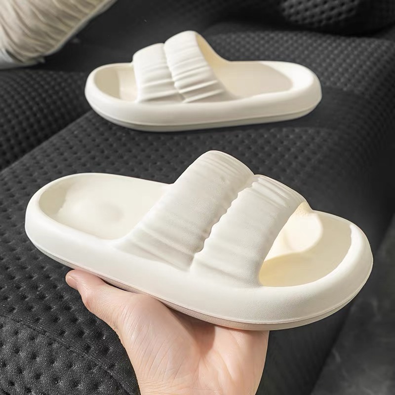 𝐢𝐃É𝐏 𝐃𝐋𝟑𝟕𝟕 Dép bánh mì nữ quai ngang Bèo Nhún EVA mềm siêu nhẹ êm chân đi trong nhà