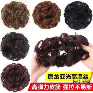 Búi tóc giả màu nhám xinh xắn cho nữ