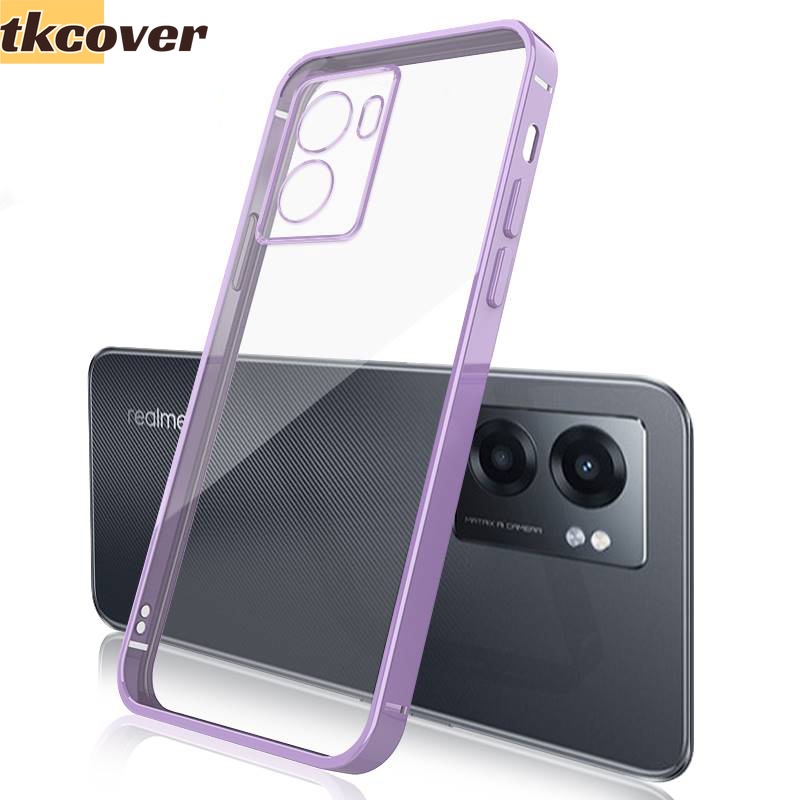 Ốp Điện Thoại TPU Mềm Trong Suốt Mạ Viền Cho Realme GT Master Edition GT Neo 3 3T 2 2T Q3 Pro Carnival