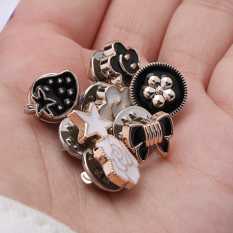 Trâm Cài Áo Cố Định Cổ Thấp Cài Nút Có Thể Tháo Rời Chống Trượt Cho Nữ
