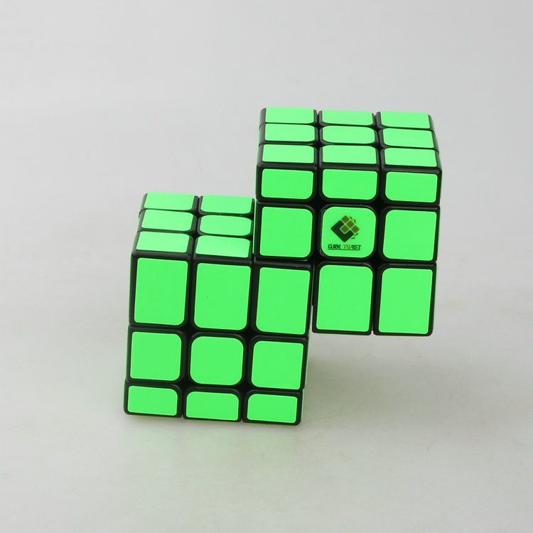 [CT Gương Khoảng Cách 3x3 Khối Lập Phương Không. 1 Miếng Dán Hình Khối Lập Phương Màu Xanh Lá Dạ Quang Màu Xanh Lá Cây Đen