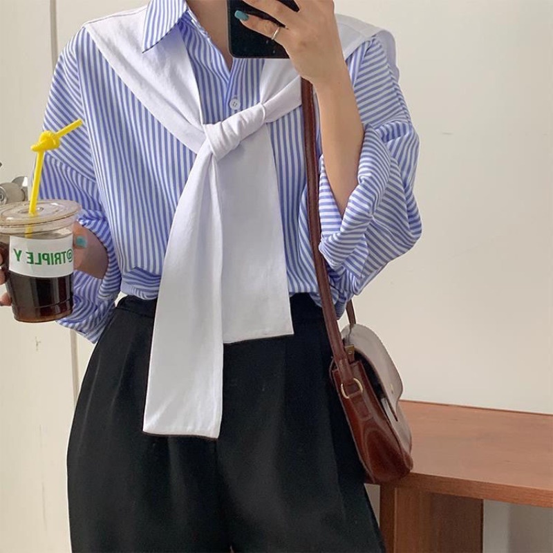 Áo Sơ Mi Caro Tay Dài Thời Trang Cho Nữ