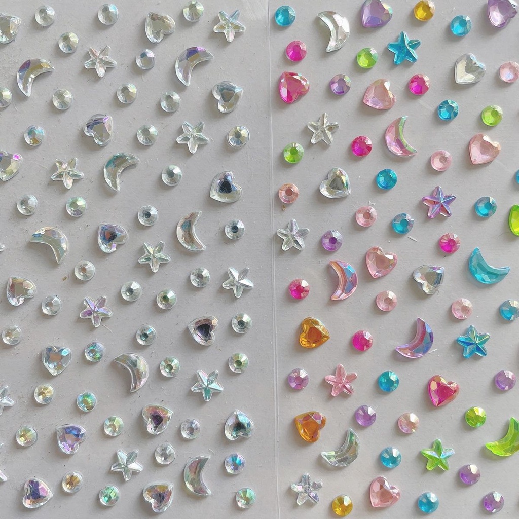 Miếng Dán Trang Trí Móng Tay Hình Ngọc Trai Lấp Lánh