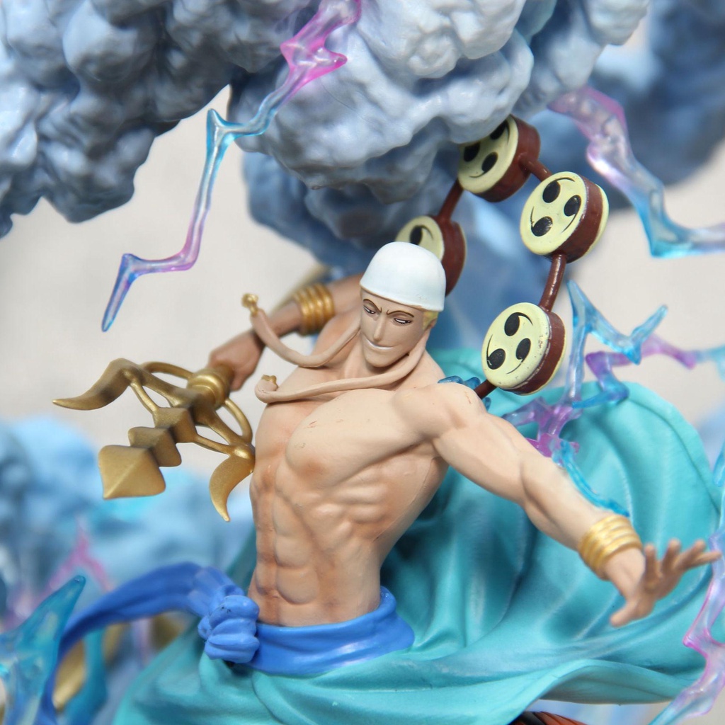Mô hình Enel thần sấm cao 37 cm, nặng 4.5 kg siêu nét, có hộp màu - Mô hình One Piece