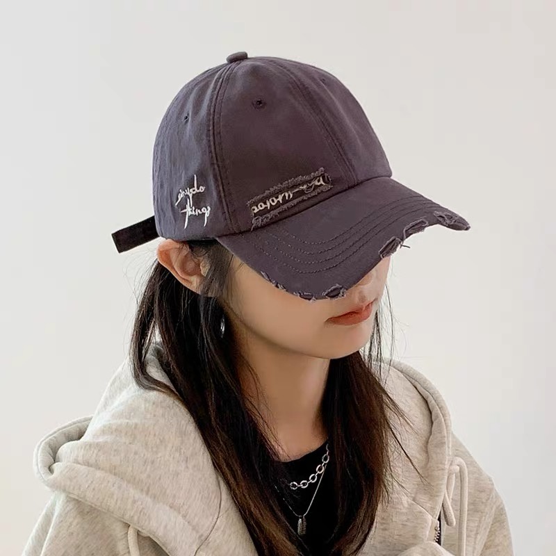 Mũ Lưỡi Trai Thêu Chữ Phong Cách Hàn Quốc Thời Trang