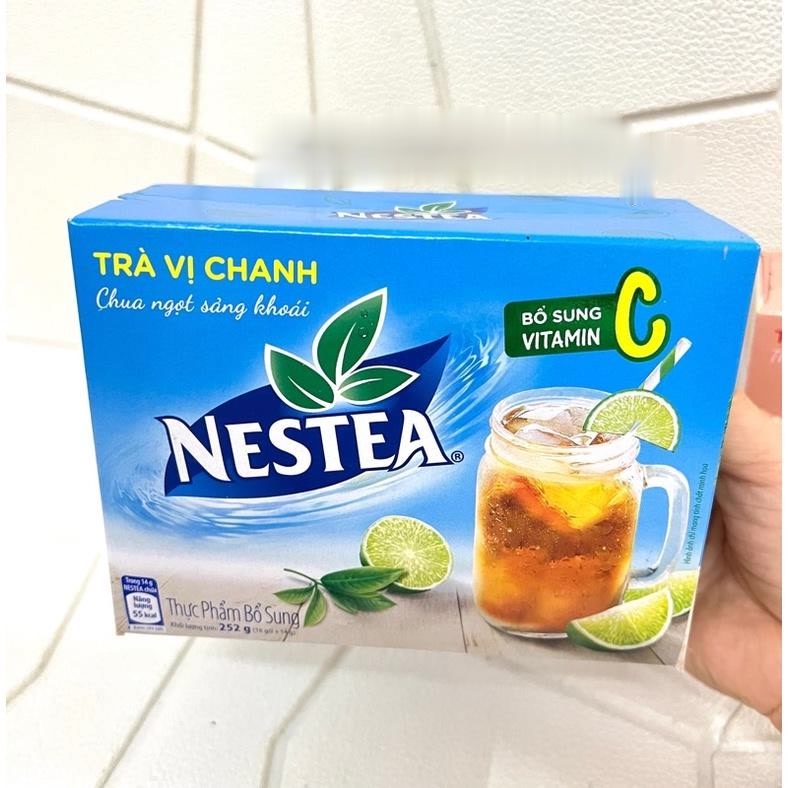 Trà vị chanh/Hoa quả nestea hộp 144g/ 252g DATE MỚI