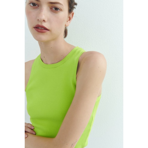 Áo ba lỗ croptop Zara chính hãng