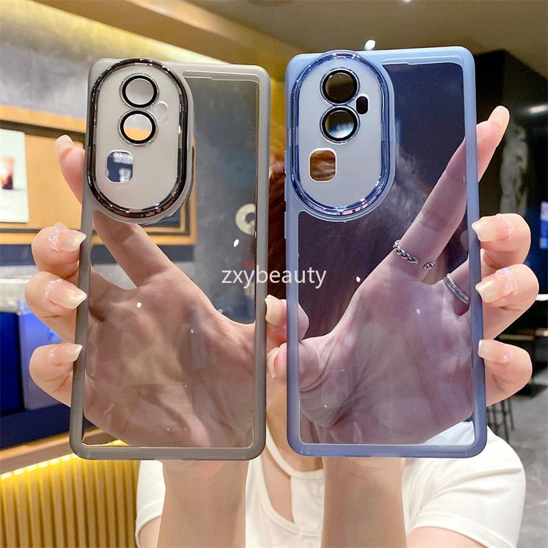 Ốp Điện Thoại Silicon Dẻo Vuông Mạ Màu OPPO Reno 10 Pro Plus 5G 2023 Reno10 Reno10Pro 10Pro 10ProPlus 10Pro +
