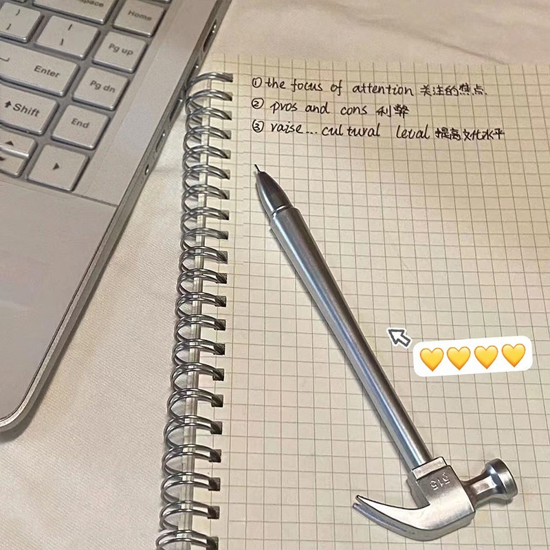 Bút Mực gel Ngòi 0.5Mm Hình Búa Sáng Tạo Vui Nhộn Dùng Trong Lễ Hội