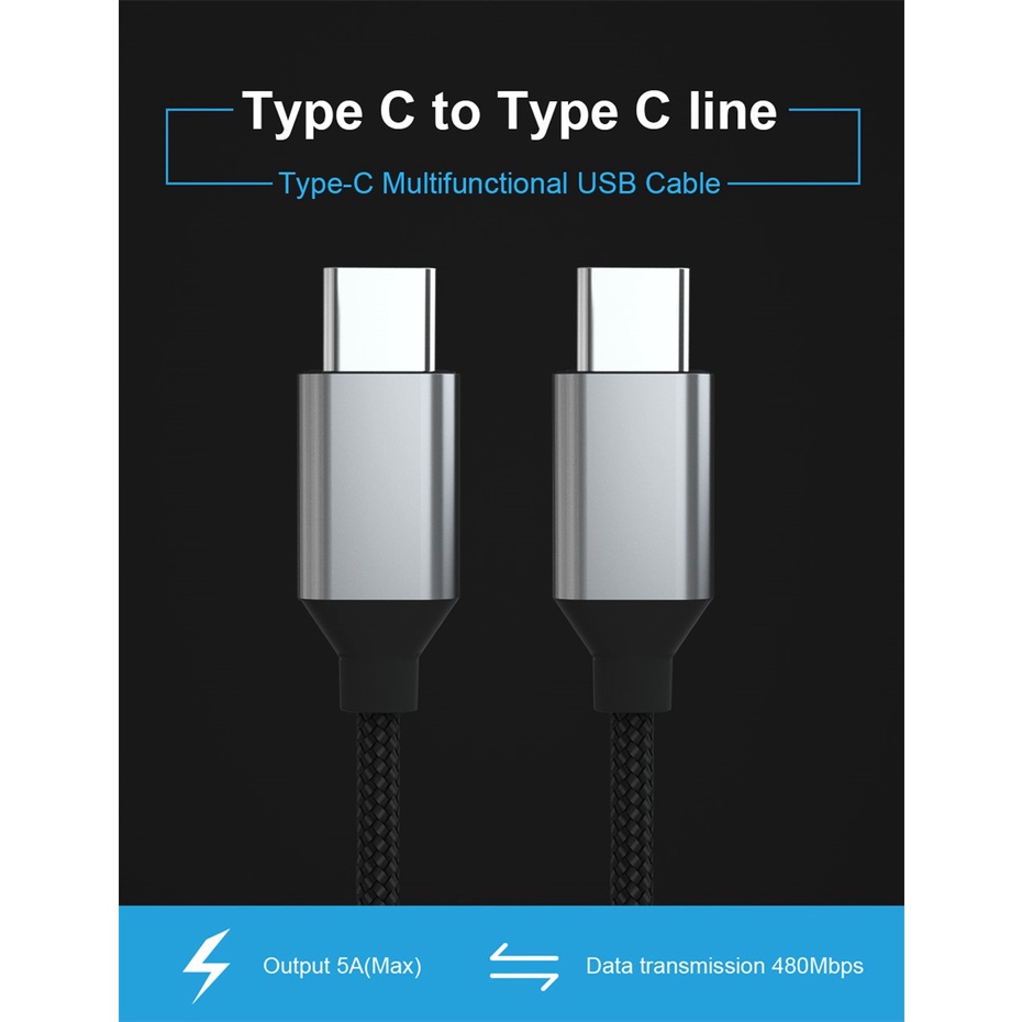 Cáp Sạc Nhanh USB C 3.1 Type C 60W Chuyên Dụng Cho Samsung Galaxy Note 9 8 S10 + S10e MacBook Pro