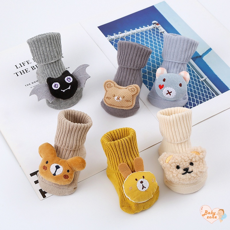 Vớ Đi Bộ 11 Kiểu Hoạt Hình Dễ Thương Thời Trang Xuân Thu Cho Bé Trai + Gái