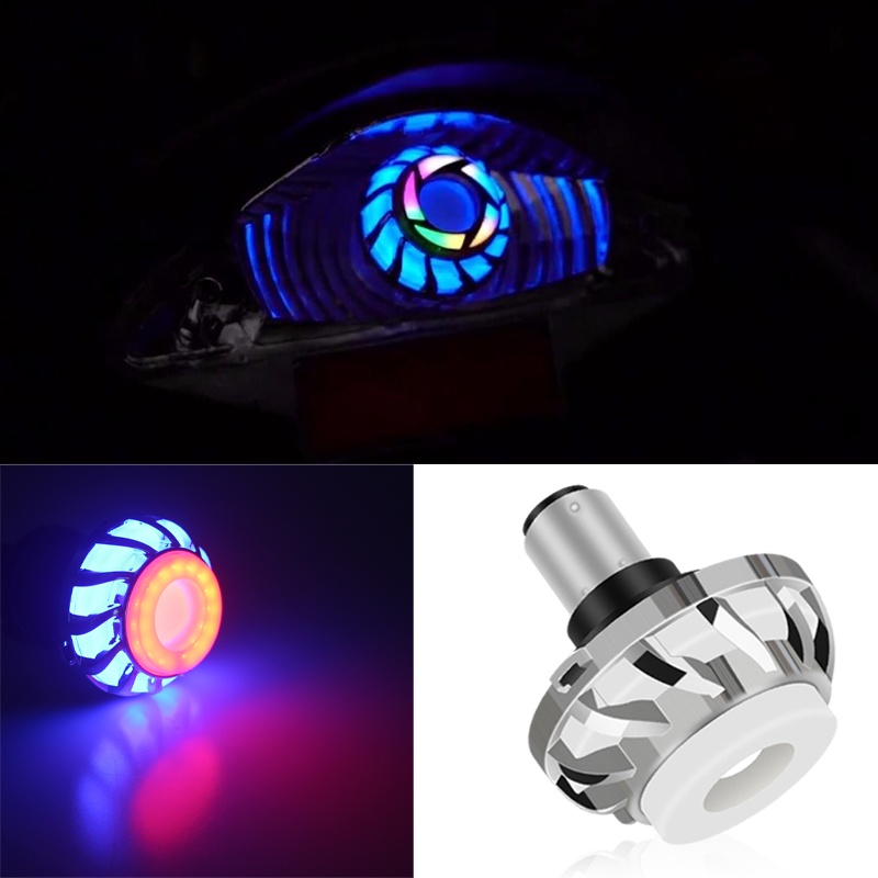 Đèn Pha LED Mắt Thiên Thần 12-24V Thông Dụng Cho Xe Máy