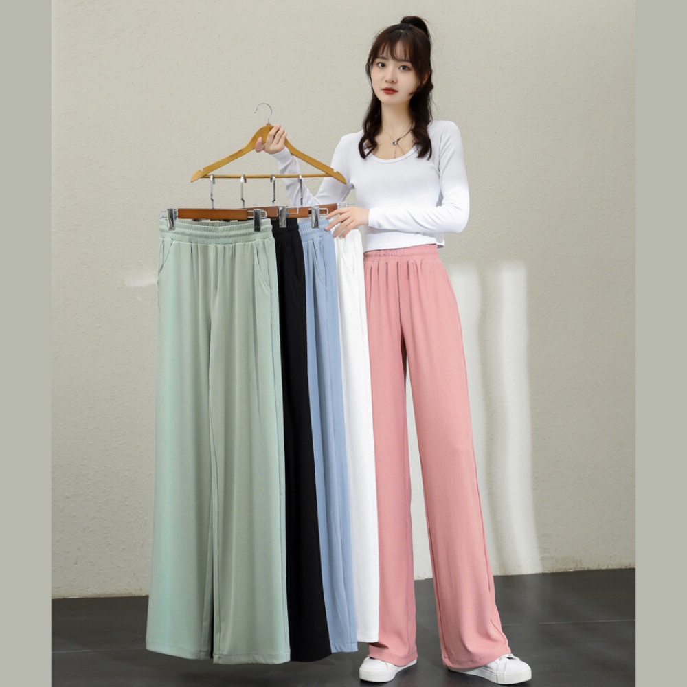 quần culottes ống rộng dáng dài chất thun tăm stylemarven wm quan 001v5