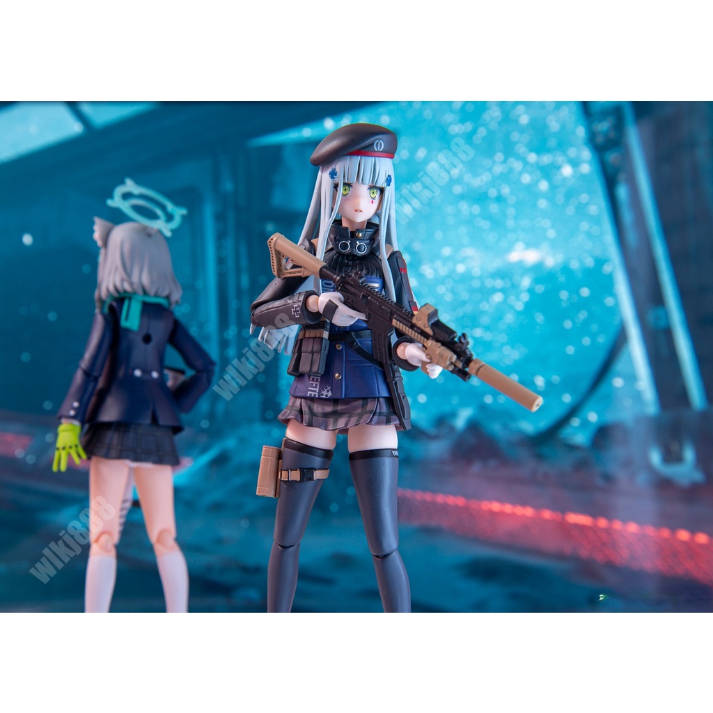 Girls frontline 457 figma ump45 573 figma hk416 hình hành động thay đổi khuôn mặt anime articulado mô hình búp bê