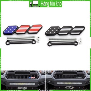 Xi american flag grille biểu tượng huy hiệu- để trang trí phụ kiện ô tô tacoma 4runner rav4