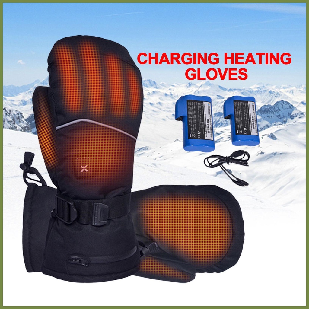 Găng tay sưởi ấm mùa đông máy sưởi tay mùa đông cho nam giới nữ 7.4v 2600mah pin sạc chạy bằng điện unisex kouvn