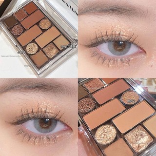 Phấn mắt pearlescent matte sequins sparkling water proof well lasting highlight eye shadow