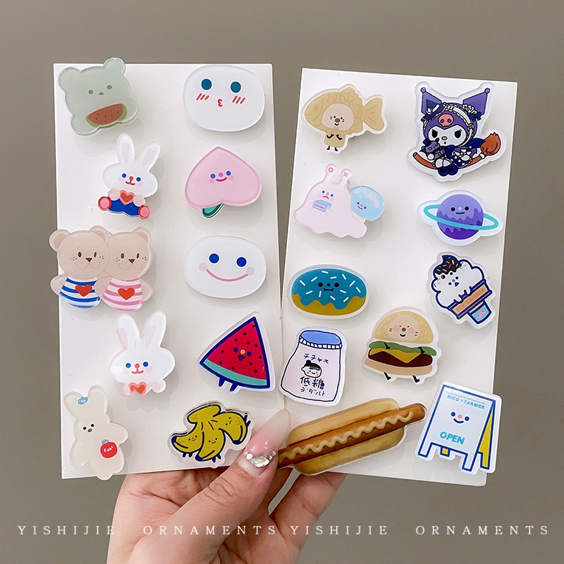 Phim hoạt hình dễ thương nhật bản ghim trâm ins hợp thời trang cá tính huy hiệu ghim phụ kiện trang trí huy chương