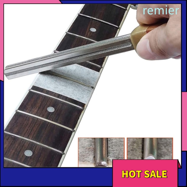 Re guitar fret file repair tool set guitar fret polishing eraser luthier tool