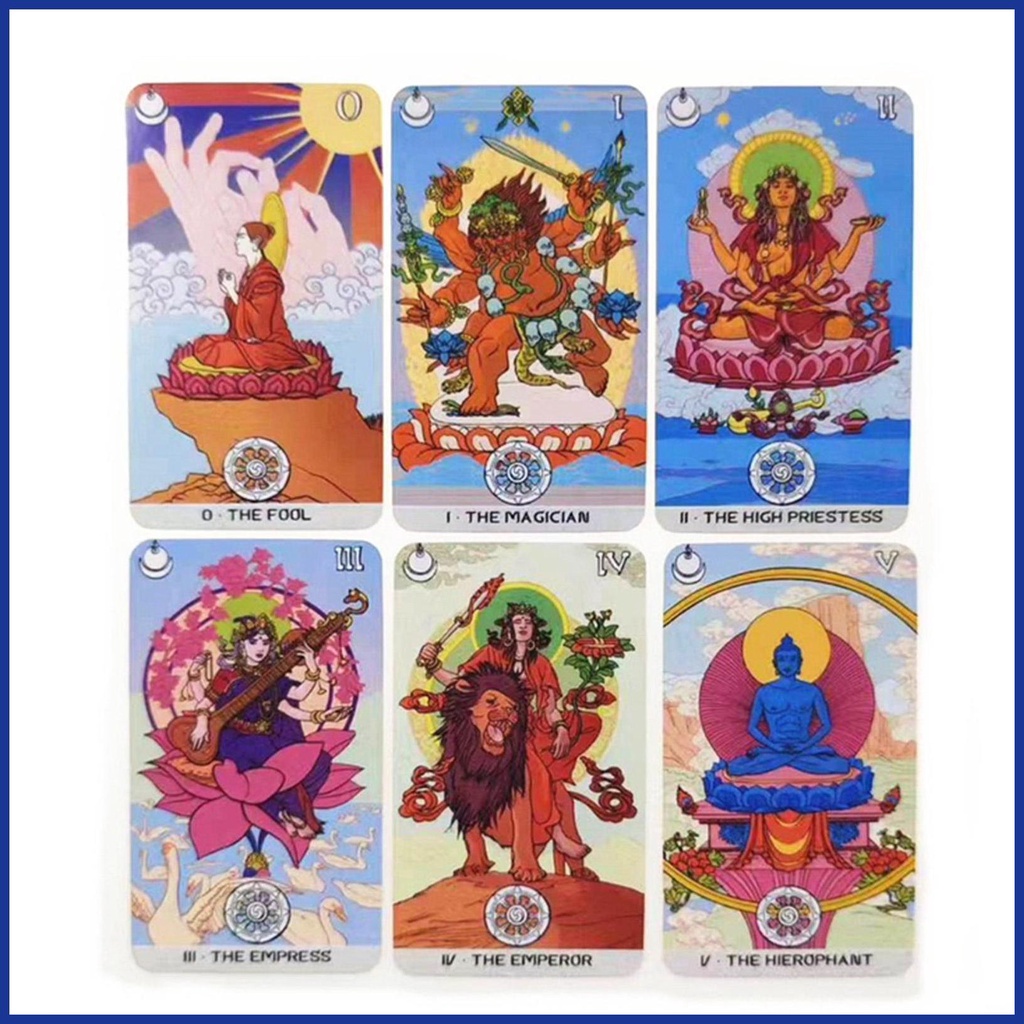 Bộ bài tarot cho người mới bắt đầu bói bài oracle phiên bản tiếng anh đồ chơi du lịch đồ chơi bói toán cho aiavn