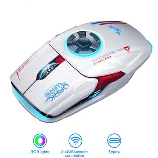H530 chuột không dây mới nhất four-mode decompress charging gyro mouse rotating esports gaming rgb mouse