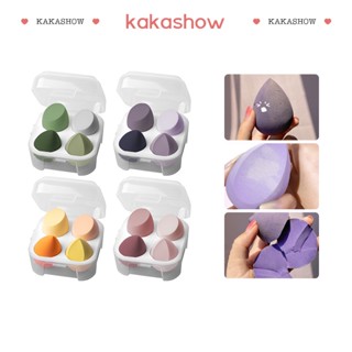 kakashow Set 4 Bông Mút Trang Điểm Hình Giọt Nước Nội Địa Trung Bộ 4 Mút Trang Điểm Ướt Và Khô Tiện Lợi Chất Lượng Cao A363