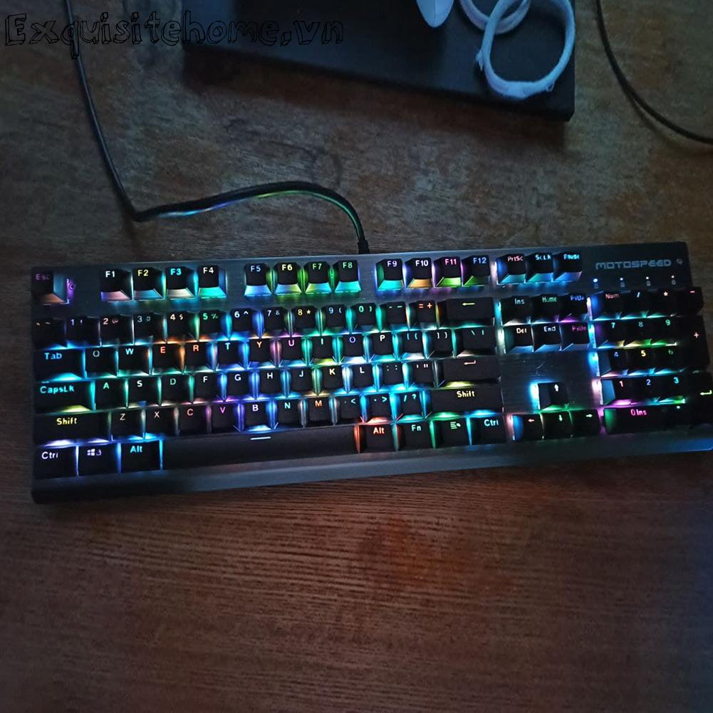 104 cái bàn phím cơ đa năng keycaps pc máy tính xách tay bakclit key cap set