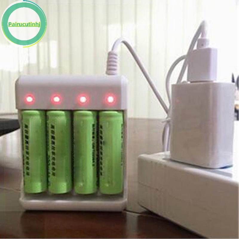 Cặp Dây Cáp Sạc Nhanh 4 Ngăn aaa Và aa