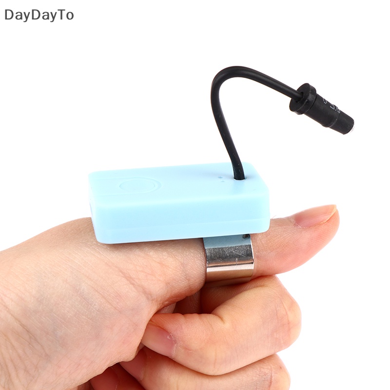 Daydayto 3-level đèn ngón tay cái có thể sạc lại đèn led dụng cụ làm sạch lấy ráy tai.