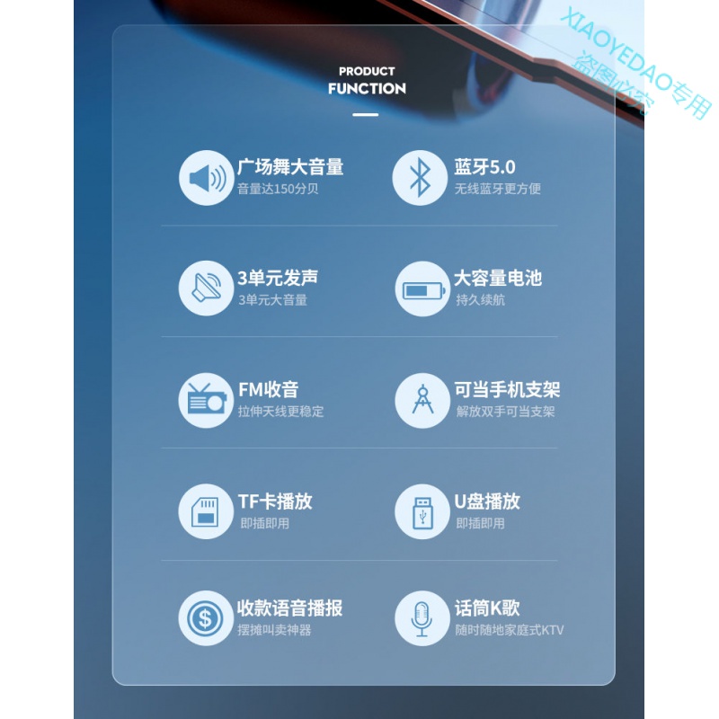 Loa bluetooth không dây loa bluetooth loa siêu trầm ngoài trời loa ngoài trời loa vuông khiêu vũ âm lượng lớn k bài hát loa thẻ radio tại nhà