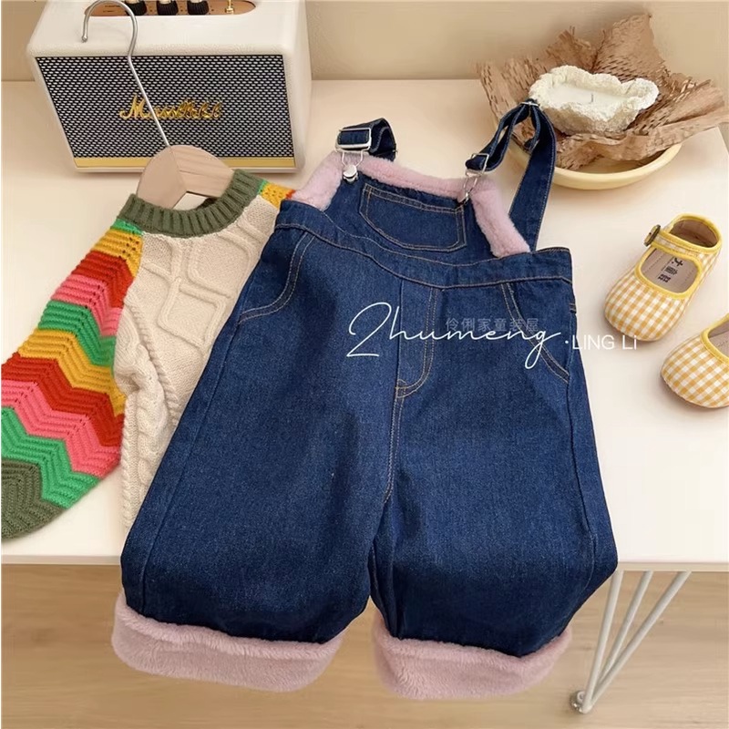 Áo Len Lông Cừu Tay Áo Gợn Sóng Màu Tương Phản Thời Trang Thu Đông Hàn Quốc Dành Cho Bé Gái 2-7 Tuổi