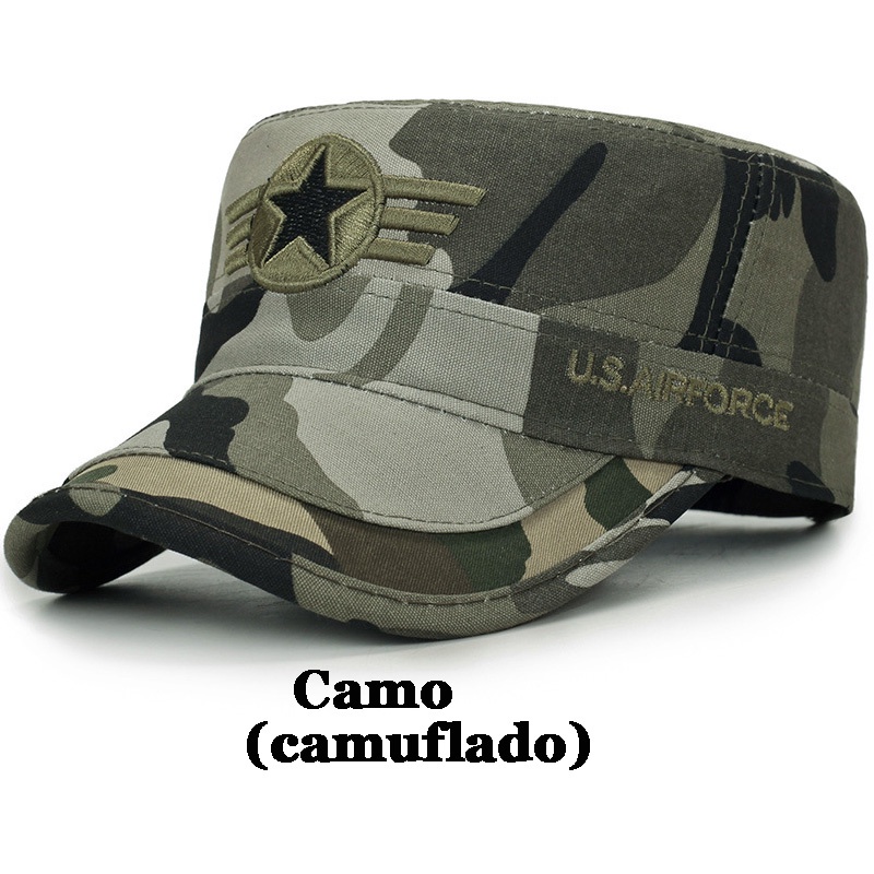 Mũ phẳng mũ bóng chày mũ chống nắng mũ ngoài trời mũ quân sự mũ ngụy trang mũ cắm trại