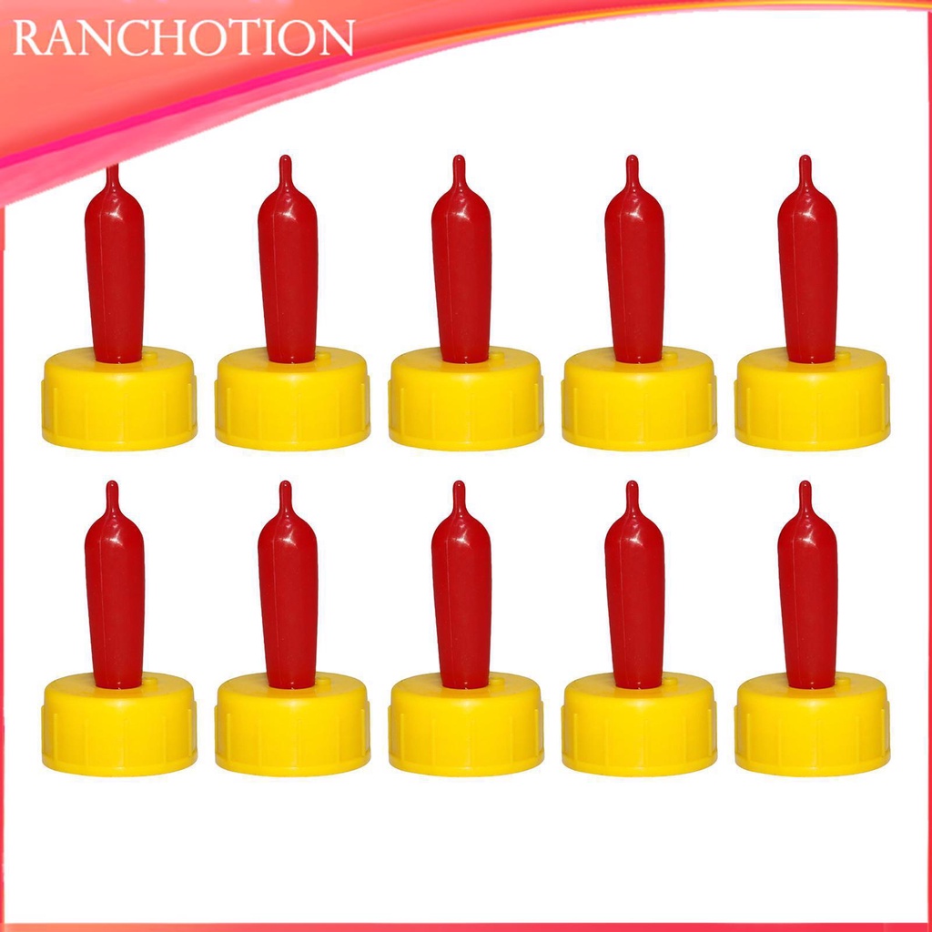 10 / bộ cừu sữa dê núm vú cho con bú uống sữa núm vú cho con bú