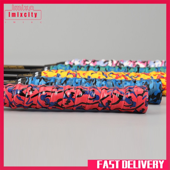 Imixcity camouflage handle tape dày chống trượt thấm hút mồ hôi băng quấn mồ hôi cho vợt cầu lông tennis