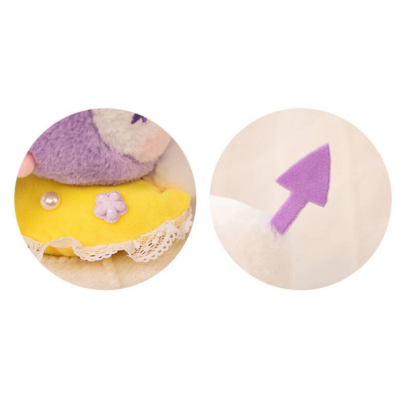 Doly sanrio Thú Nhồi Bông Hình Mặt Trăng / Thỏ kuromi melody Dễ Thương Cho Bé Gái