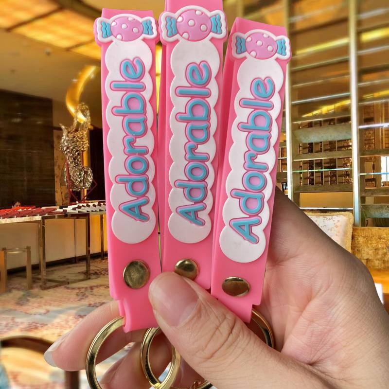 Sq3 sanrio mymelody cartoon keychain túi búp bê dễ thương mặt dây chuyền vòng đeo chìa khóa xe cá tính