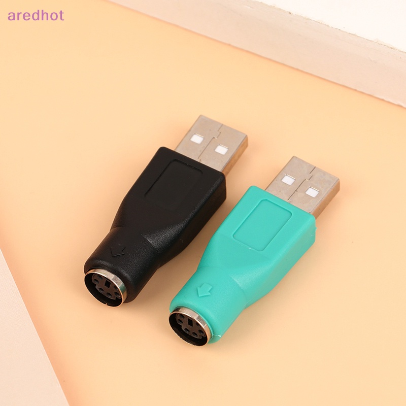 Aredhot ps2 sang usb male adapter cho máy tính pc máy tính xách tay bàn phím chuột usb male to connector bàn phím bộ chuyển đổi đầu bộ chuyển đổi đầu mới