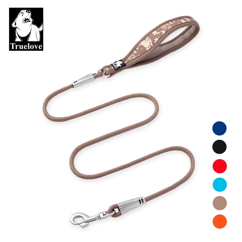 Truelove heavy duty dog leash dây xích cho thú cưng chắc chắn với tay cầm thoải mái đệm mềm móc an toàn bền chắc chắn cho chó nhỏ vừa lớn