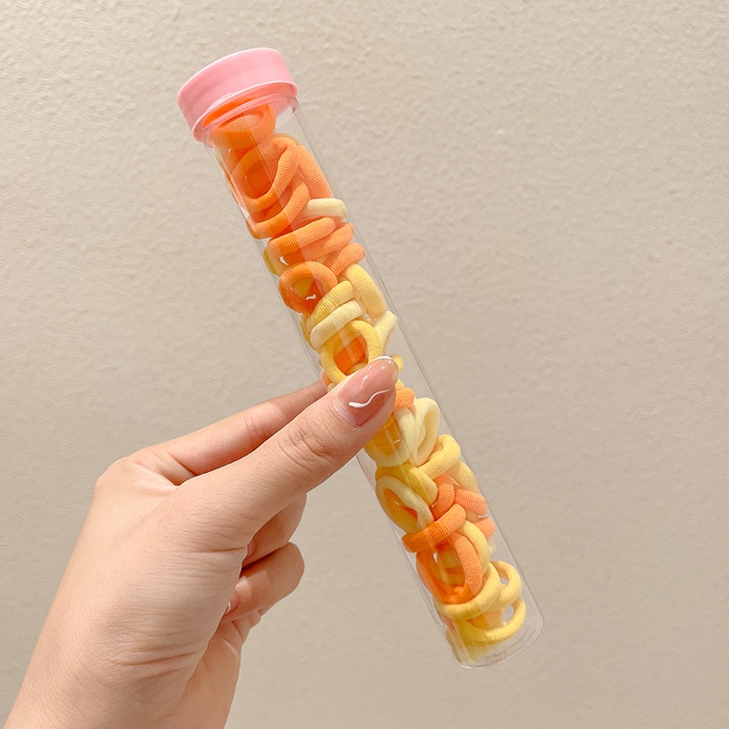 Dây Buộc Tóc Màu macaron Nhỏ Xinh Không Làm Đau Tóc Cho Bé Gái