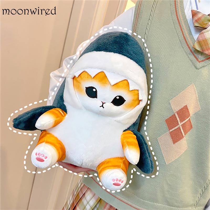 Dễ thương tempura tôm chiên cá mập mèo mặt dây chuyền búp bê sang trọng nhật bản túi hoạt hình phổ biến trang trí quà tặng búp bê