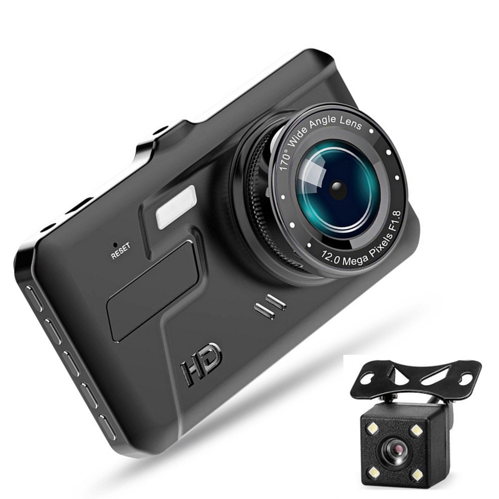 Camera hành trình ô tô V9 Plus Full HD Đèn LED,ghi hình trước sau, màn hình cảm ứng,thẻ nhớ 32G