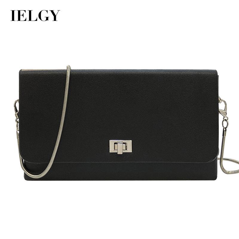 Túi Đeo Chéo Hình Vuông Nhỏ Màu Trơn Phong Cách Hàn Quốc Dễ Phối Đồ Thời Trang Cho Nữ