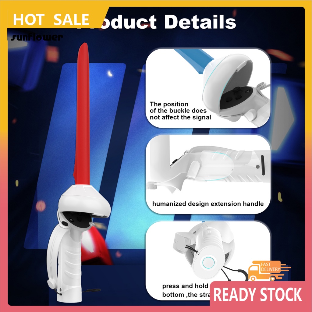 1 Bộ Tay Cầm Chơi Game Mở Rộng Linh Hoạt Cho Quest 2