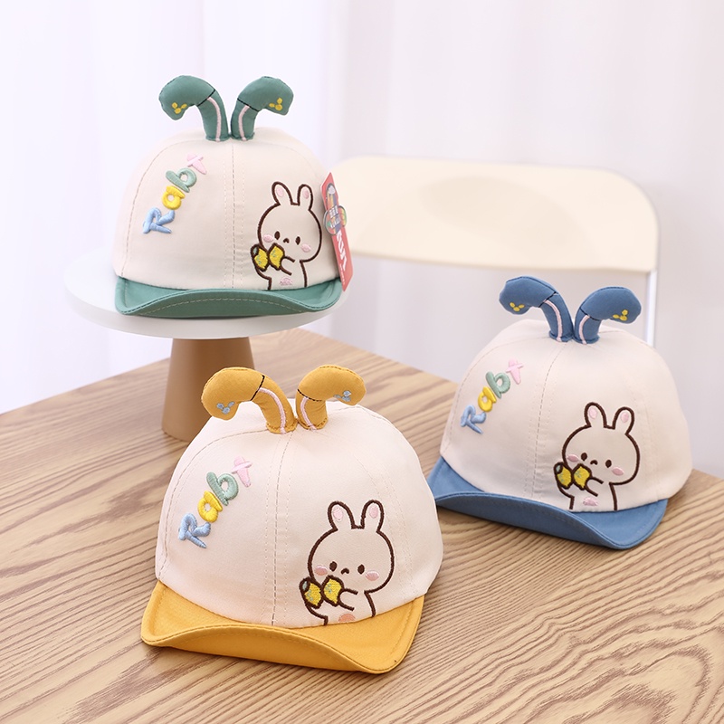 Mũ Lưỡi Trai Thêu Hình Thỏ Dễ Thương Cho Bé