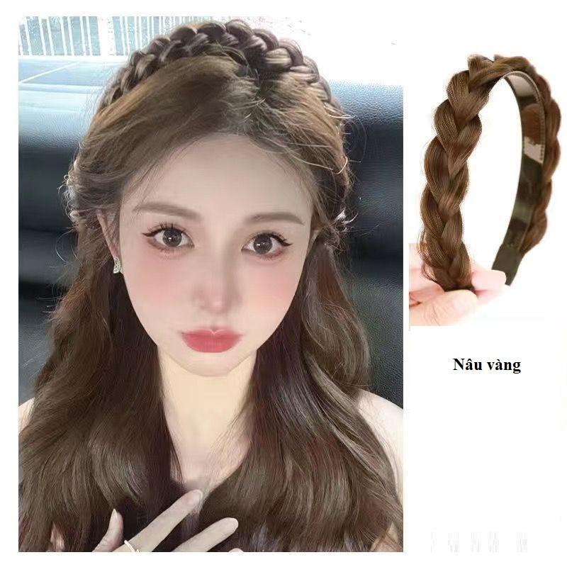 [Rẻ Vô Địch]  Bờm Tóc Tết - Bờm Tóc Giả Thắt Bím