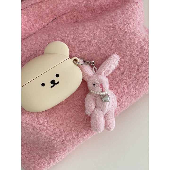 Móc Khóa Hình Thỏ Hồng Dễ Thương Xinh Xắn