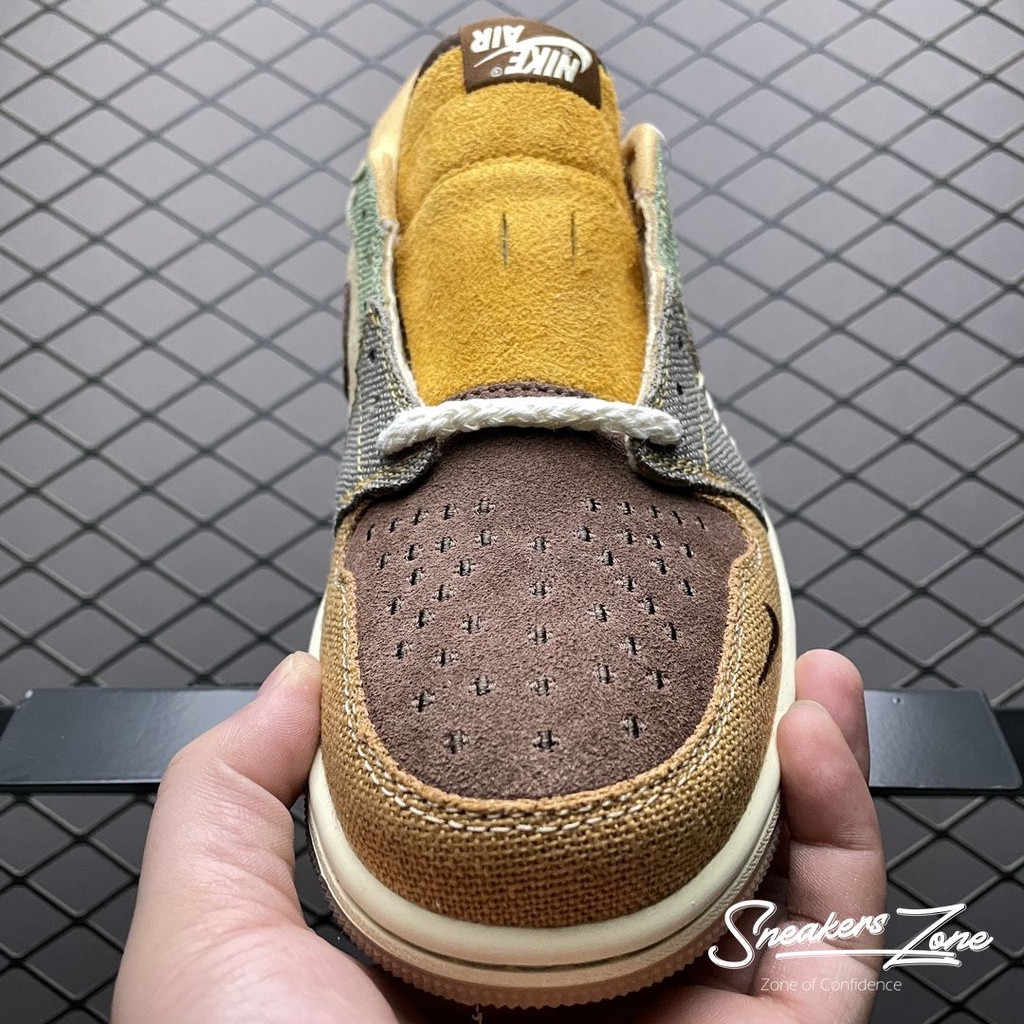 Giày Thể Thao Air Jordan 1 "Zion Williamson" Voodoo Màu Nâu Phù Hợp Cả Nam Và Nữ Sneakers World